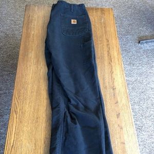 Carhartt flannel lined jeans